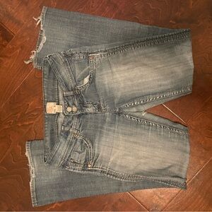 Arden B Low Rise Distressed Jeans
